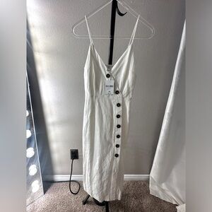 Forever 21 midi linen summer dress NEW!